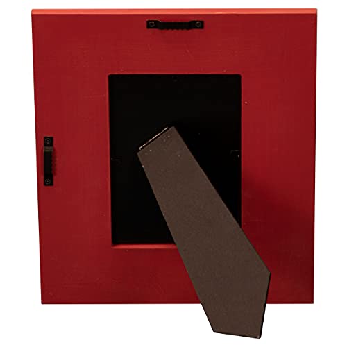 Foreside Home & Garden Red Buffalo Plaid 4X6 Inch Wood Decorative Picture Frame #TOP3