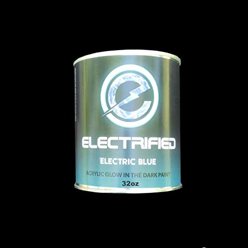 Glow in The Dark Paint 32oz Electric Blue Acrylic Water Based
