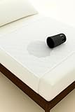 HolDreams - Empapador Cama Adulto con Alas - 90x85 cm - Empapador Reutilizable - 4 Capas Absorventes Lavables - Empapadores Lavables - Protección para tu colchón - Alas de 40cm Cada una