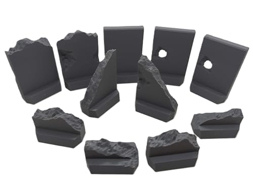 Barrières Texas imprimées 3D peignables au format 1/56 pour wargames et modélisme de précision