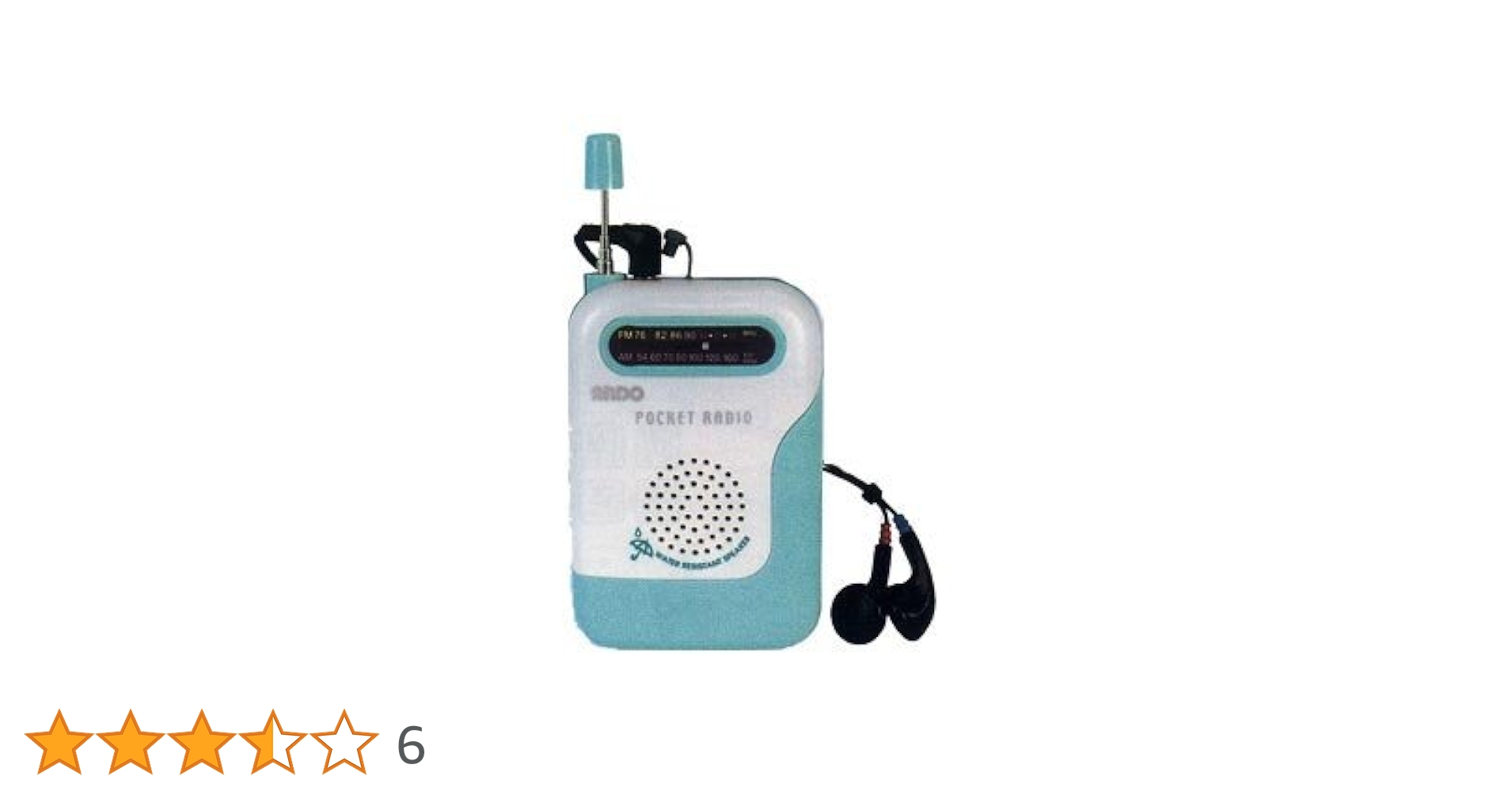 TBSRADIOノベルティ　ANDO 防滴ポケットラジオ AR3-467W 防滴ポケットラジオ(AR3-467W) : よっしーNET - 通販 - Yahoo
