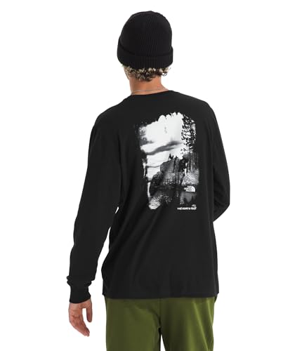 THE NORTH FACE Men's Evolution Nature Exposure Long-sleeve Tee | Cotton Shirt With Classic Logo & Graphic