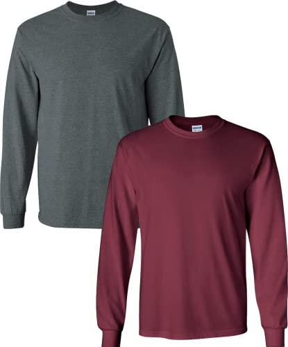 Image of Gildan Men's Ultra Cotton Long Sleeve T-shirt, Style G2400