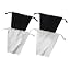 4pcs(2pcs White+2pcs Black)
