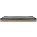 Furhaven Orthopedic Mattress Pet Bed, Large, Espresso Stripe, for Dogs and Cats