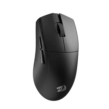 Mouse Gamer sem fio Redragon King Pro (Bluetooth/USB, 26.000 DPI, 7 botões, RGB, Preto)
