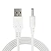 Produktbild OcioDual DC 5V Kabel, USB-auf-DC-Ladekabel, DC Adapter 5V 2A Netzteil 3,5mm, USB DC Kabel für Tablet, Kamera, Router, CCTV, LED, Gleichstrom, Gerades Ladekabel, Weiss