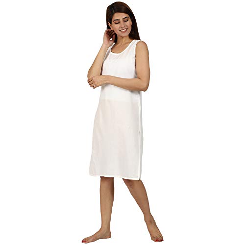 Image of Cotton Rich Camisole Slip for Women | Long Kurti Slip /Suit Slip /Camisole Slip Knee Length Inner(Long Inner)