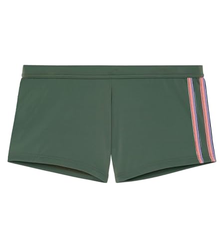HOM Boxer de Bain Nautical Cup bañador de diseño marinero para hombre en azul ajustable