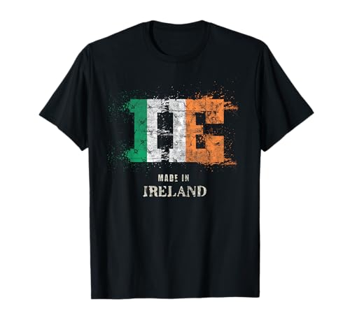 Made in Irlanda IE Bandiera Vintage Pride Heritage Culture Maglietta