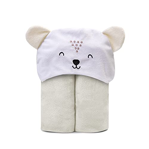 Papi Textil Toalha De Banho Mami Bichuus Forrada C/Capuz Bordado 90Cm X 80Cm Contem 01 Unidade