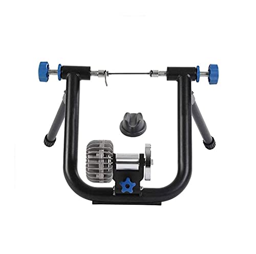 SMSOM Bicicleta Entrenador Soporte Acero Bicicleta Ejercicio Soporte magnético Bicicleta Interior Resistencia hidráulica ridificación Plataforma Mute Rodillo montaña Bicicleta magnética Resistencia a