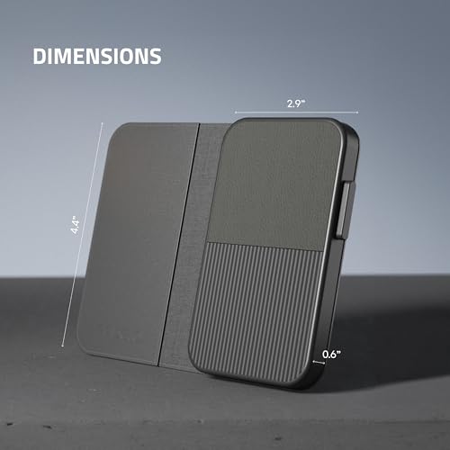 Image of Fidelo Slim Wallet for Men - RFID Blocking Minimalist Credit Card Holder with Sliding Pop-Up Design - Push Button Men's Wallets - Front Pocket Wallet