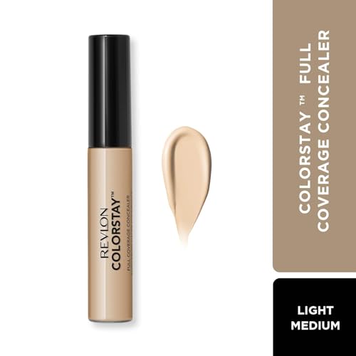 Image of Revlon Concealer Stick, ColorStay 24 Hour Color Correcting Face Makeup, Longwear Full Coverage with Radiant Finish, 030 Light Medium, 6.2 ml