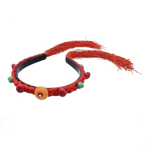Diadema de imitación para mujer, estilo tibetano chino, para festival, fotografía, graduación, fiesta