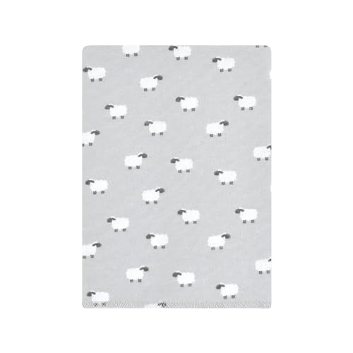 Image of Hudson Baby Unisex Baby Cotton Poly Flannel Burp Cloths Bundle, Cute Farm, One Size