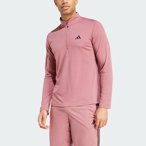 Image of adidas Men's Sweatshirts | Tr-ES 1I4Zip | Blue |