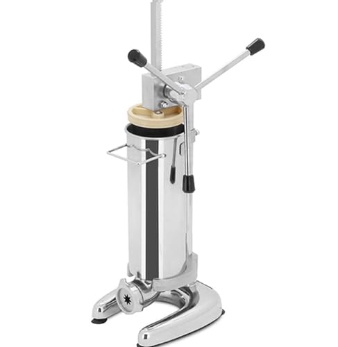 ylpddmm Churrera para Hacer Churros, Churrera Manual,con 5 Boquillas con Formas Distintas,Máquina para Hacer churreras españolas Verticales,2L