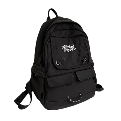 Sac à dos de lycée en nylon pour le quotidien des adolescents