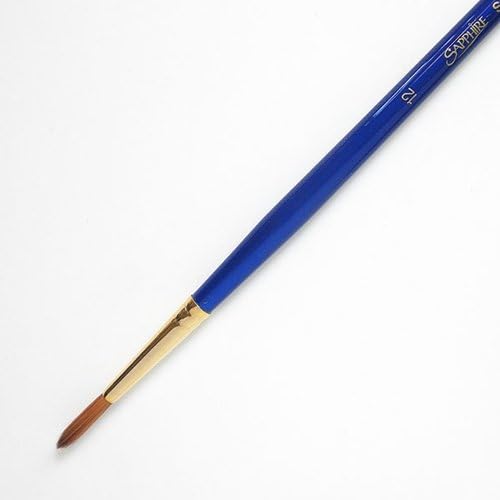 Robert Simmons Cepillos de zafiro - Rondas de mango largo - Tamaño 16