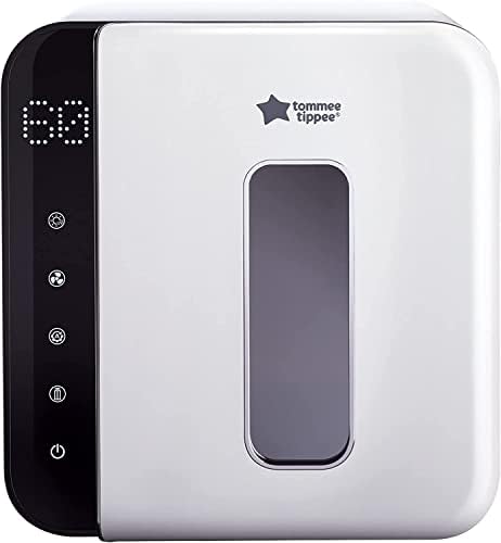 Tommee Tippee UV 3-in-1 Steriliser and Dryer for Baby Bottles and Accessories, Kills 99.9% of Bacteria and Viruses*, Steam and Water Free, White