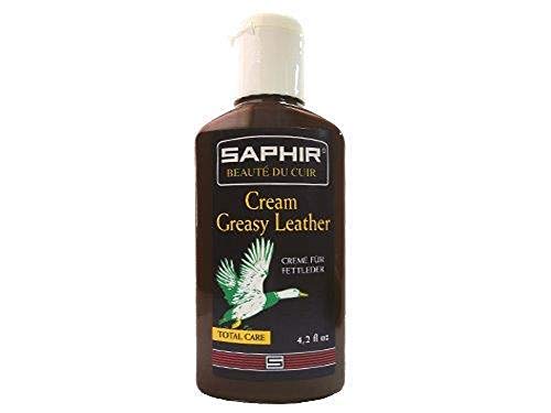 Saphir Cream Polish for Conditioning Greasy, Oiled Leather Shoes & Boots