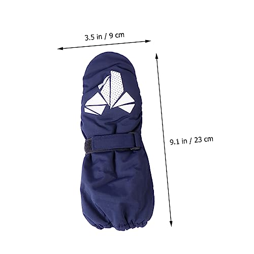 BESPORTBLE 2 Paar Skihandschuhe Thermohandschuhe Fahrradhandschuhe Fahrradhandschuhe Für Kinder Schaufelhandschuhe Schneehandschuhe Flip-Top-Handschuhe Kinder-Skihandschuhe – Bild 6