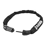 NAVEE Password Chain Lock for Bike, Scooter, Motorcycle, Door & Gate, 5 Digit Combination High Security Anti Theft, Black