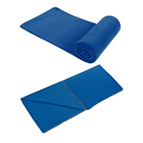 Sac de couchage d'extérieur pour randonnée été camping polaire bleu