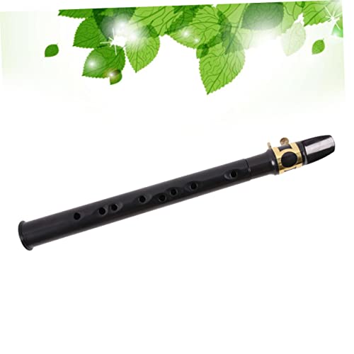 Milisten 1Pc Toy Instruments Wind Instrument Bag Kids Trumpet Portable Woodwind Simple Storage Pocket Holes Musical Sax Beginner With Saxophone Practice Mini Black For Beginners #TOP3
