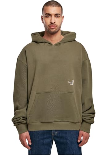 Mister Tee Sweat à Capuche K-Dot Heavy Oversize Unisexe Olive XL, Olive, XL