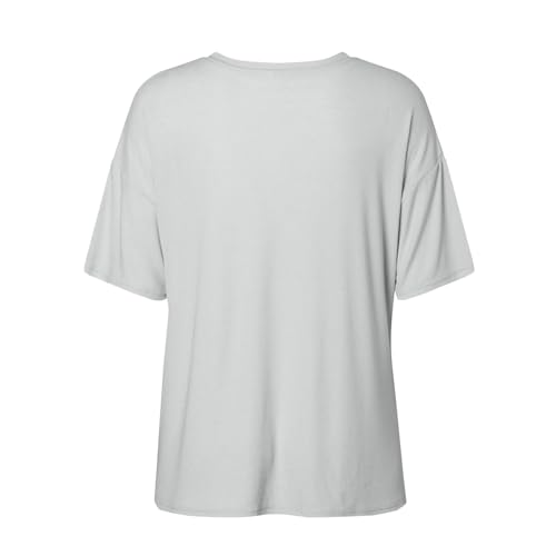 Conjunto de pijama feminino de 2 peças, camisetas grandes e shorts de motociclista, agasalhos de tre