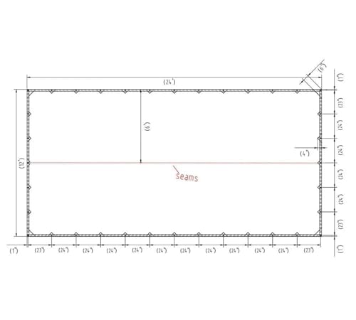 Mytee Products 12' x 24' Tan Canvas Tarp 12oz Heavy Duty Water Resistant by Mytee Products - Image 9