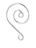 Sullivans - Premium Silver Swirl Ornament Hook - 10 Pack