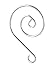 Sullivans - Premium Silver Swirl Ornament Hook - 10 Pack