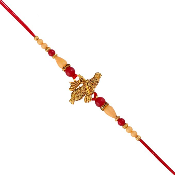 Export Quality India Rakhi Combo Bhaiya Bhabhi Rakhi Set (Pack Of 4)