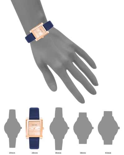 Image of Anne Klein Women's Leather Strap Watch
