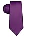 JEMYGINS Purple Tie Silk Necktie for Men Business and Wedding