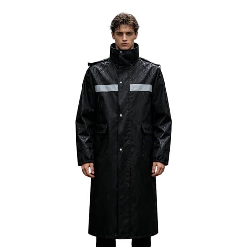 Manteau long grande taille imperméable de confection supérieure toutes saisons