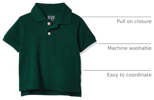 Image of The Children's Place Boys' Uniform Performance Polo