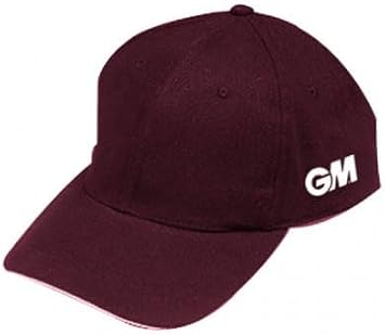 Gunn & Moore GM Cricket Hat |Cricket Cap or Teknik Cap | Pre-Shaped Two-Tone Peak | Easi-Fit Hook-and-Loop Fastener | One Size Fits All | 51-63 cm Circumference | Available in Maroon, Green or Navy