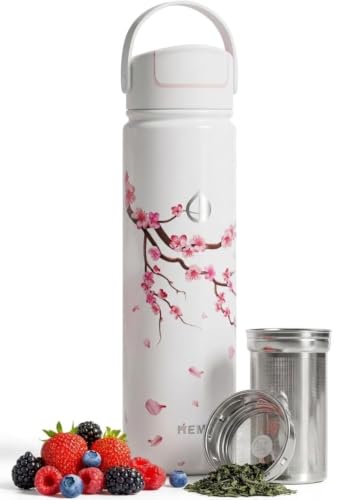 Ceramic-Lined Tea Infuser Travel Tumbler, 22 oz