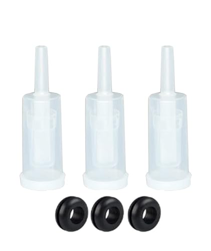 Image of 3PCS Airlock for Fermentation, Wine Making Kit for Home, Wine Making Kit with S-Shape Bubbler, Fits Standard Carboy and Mason Jar Grommets