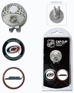 Team Golf NHL Golf Cap Clip with 2 Removable Double-Sided Enamel Magnetic Ball Markers, Attaches Easily to Hats