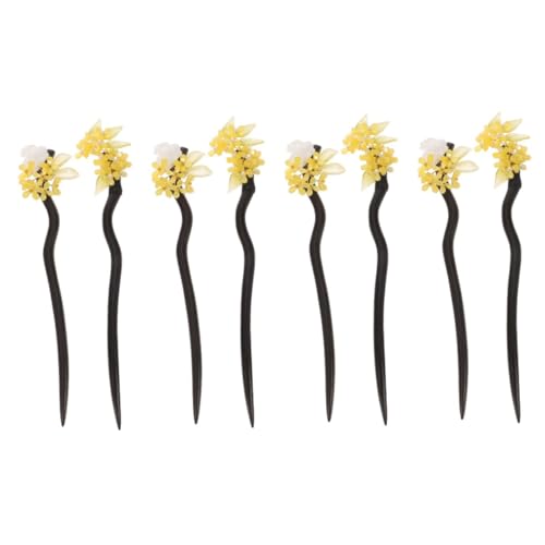 Baguette cheveux bois sculpté main accessoire de coiffure rétro haut de gamme