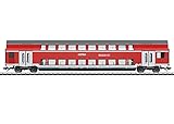 doppelstockwagen h0 piko Märklin-Kurzkupplungen in Norm-Aufnahme mit Kulissenführung.