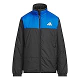 [アディダス] ジャケット キッズ エッセンシャルズ パデットジャケット VD376 ブラック/ブライトロイヤル (KA1338)