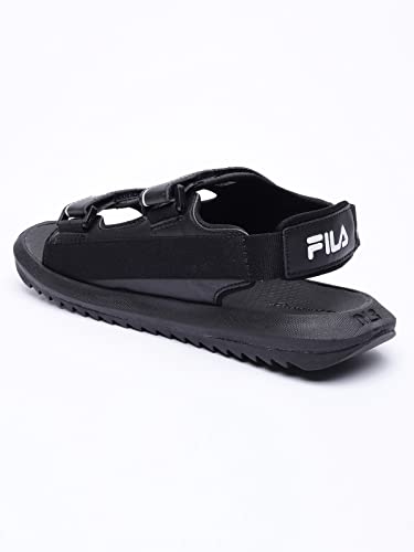 Image of Fila Unisex BLK GARRAMO Plus Sandals 3