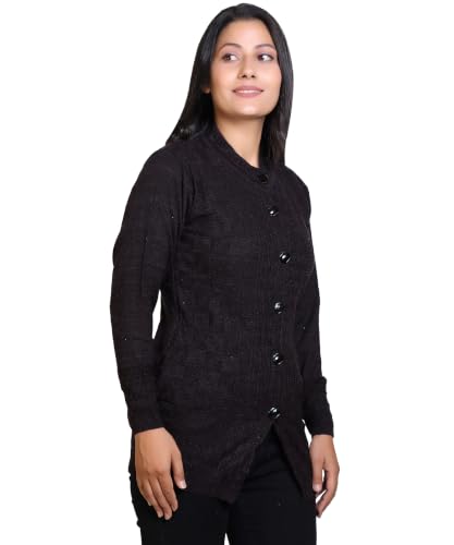 Image of Grand Line Winter wear Acrylic Lady Cardigan /Sweater for Casual and Evening outings