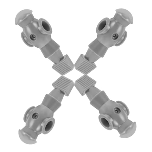 Toyvian 4 Piezas Jugador de futbolín Figuras de futbolín Juego Muñecos de futbolín Muñecos de fútbol de Mesa Jugadores de fútbol de reemplazo repuestos para maquinas de Futbol Grey